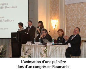 Animation d'un congrès en Roumanie